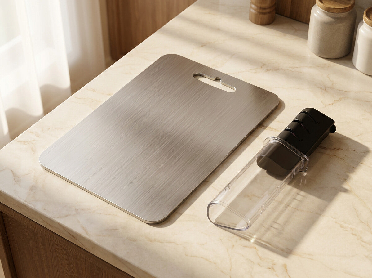 Japanese fixed-angle knife sharpener